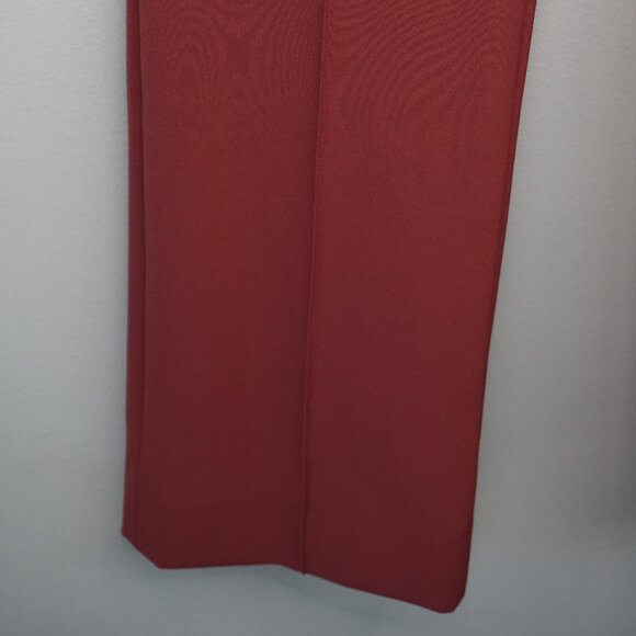 New Veronica Beard Jaya Stretch Crop Kick Flare Pants in Oxblood size 2 - Picture 7 of 16